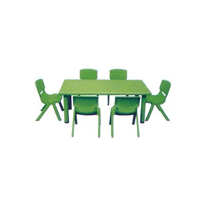 J-05 塑料长方桌+塑料椅